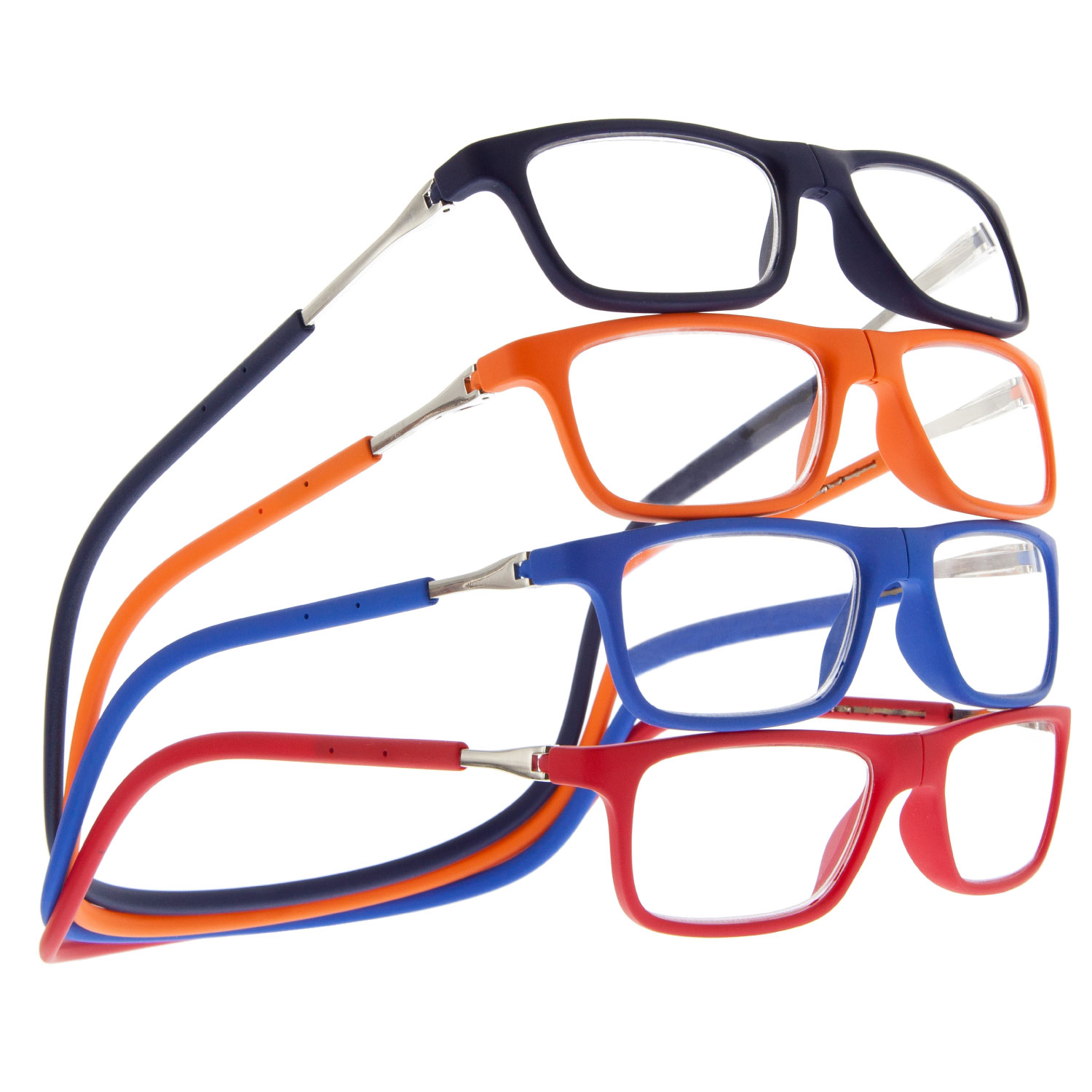 Faraday reading magnetic glasses
